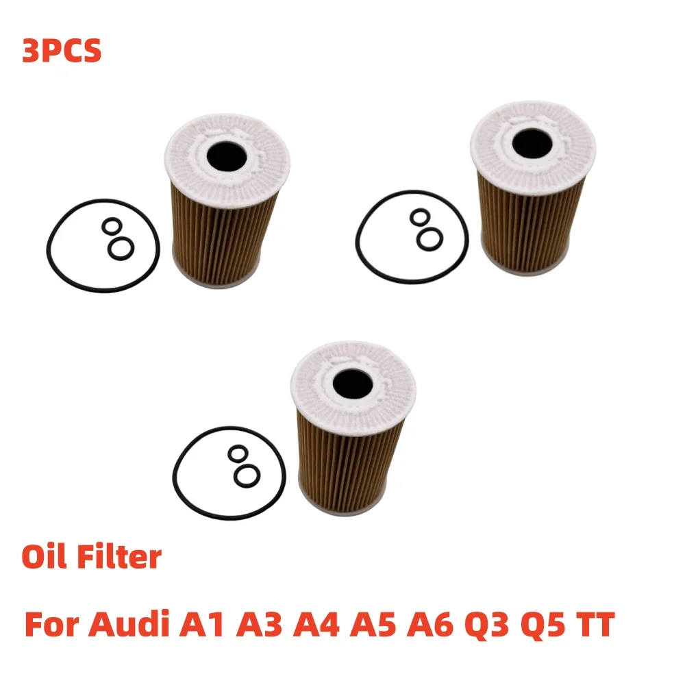 

Масляный фильтр 1/3 шт. для Audi A1 A3 A4 A5 A6 Q3 Q5 TT 2008 2009 2010 2011 2012 2013 2014 2015 2016-2018 1598cc 1968cc 1.6 2.0 TD