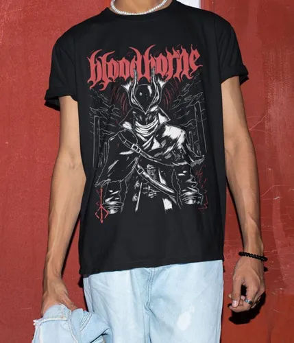 Imagen 2 del producto Camiseta unisex para juegos Bloodborne Lady Maria of the Astral Clocktower, camiseta Soulsborne Yharnam