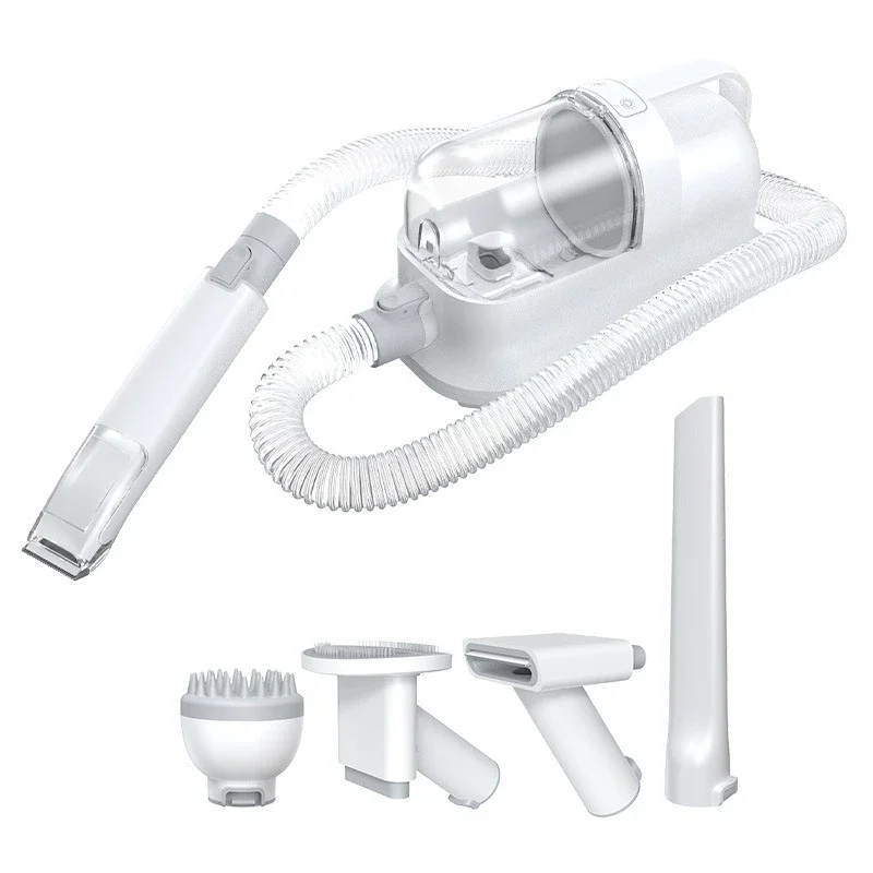 Pet multi-functional hair trimmer vacuum cleaner set all-in-one machine