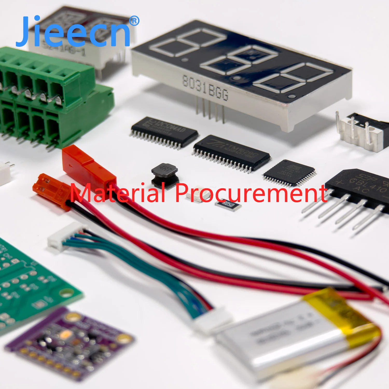 Jieecn One-stop OEM Solutions Material Procurement PCB PCBA BOM List  Electronic Components Original Equipment Manufacturing ODM