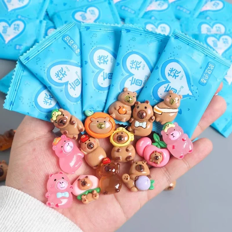 

New 50pcs Miniatures Animal Blind Bag Toys Luminous Mini Simulation Small Gift Children'S Gift Blind Surprise Box Doll Ornament