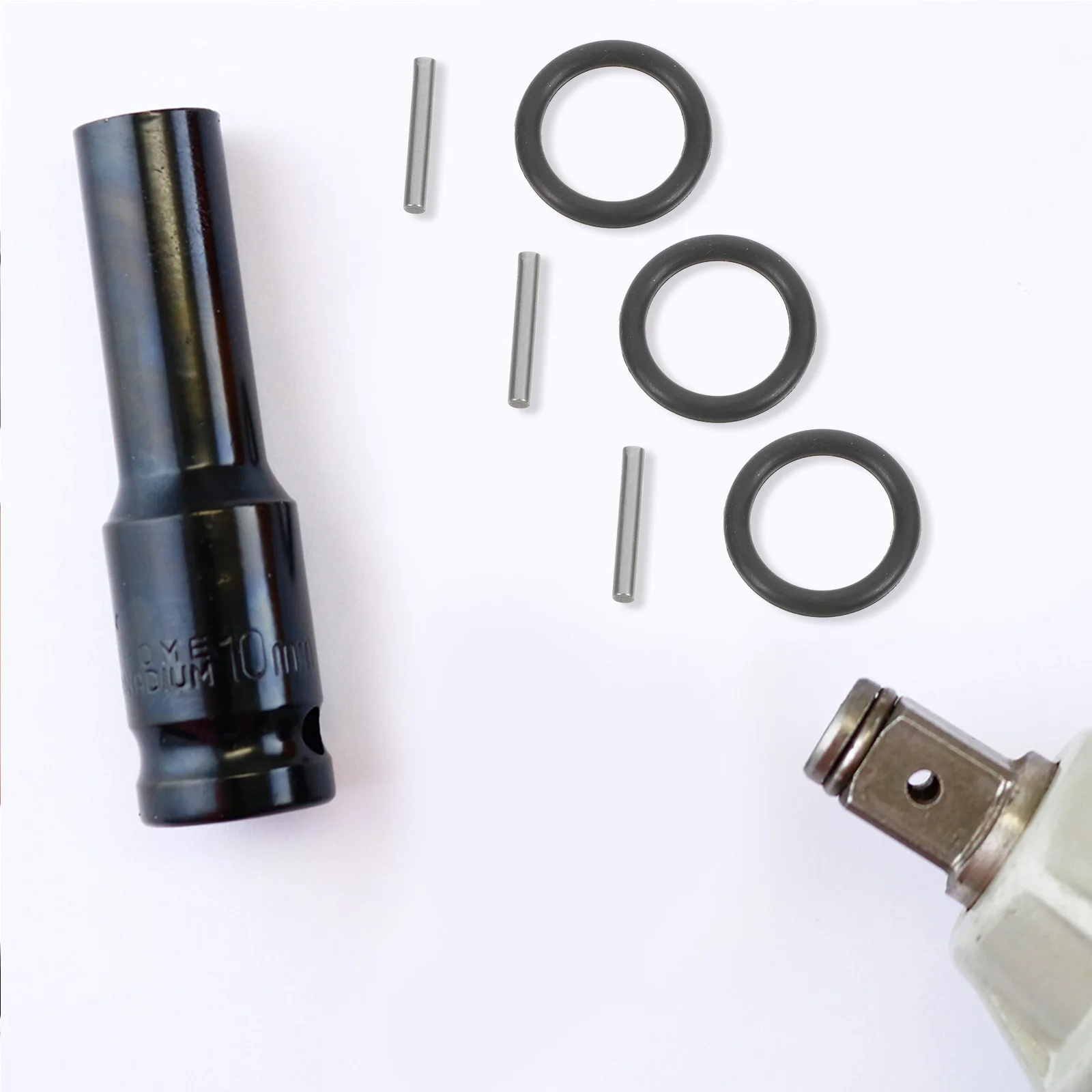 

10 комплектов стопорных колец, резиновое уплотнение для электрического гаечного ключа, пневматический прочный комплект уплотнительных прокладок, резиновое уплотнение