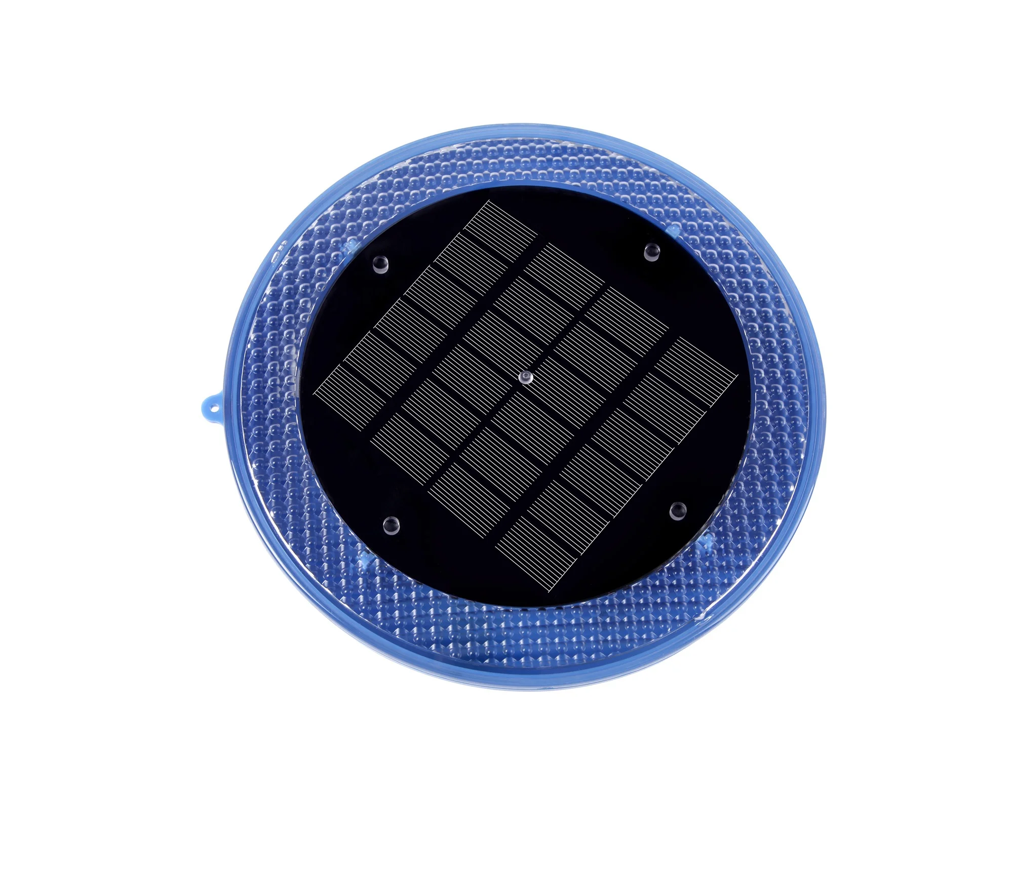 Floating solar ionizer for in-ground swimming pool