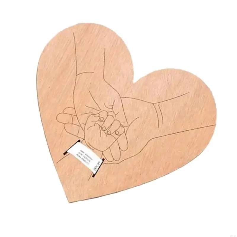 Houten Geboortebandje Strak Modern Ontwerp - usage example