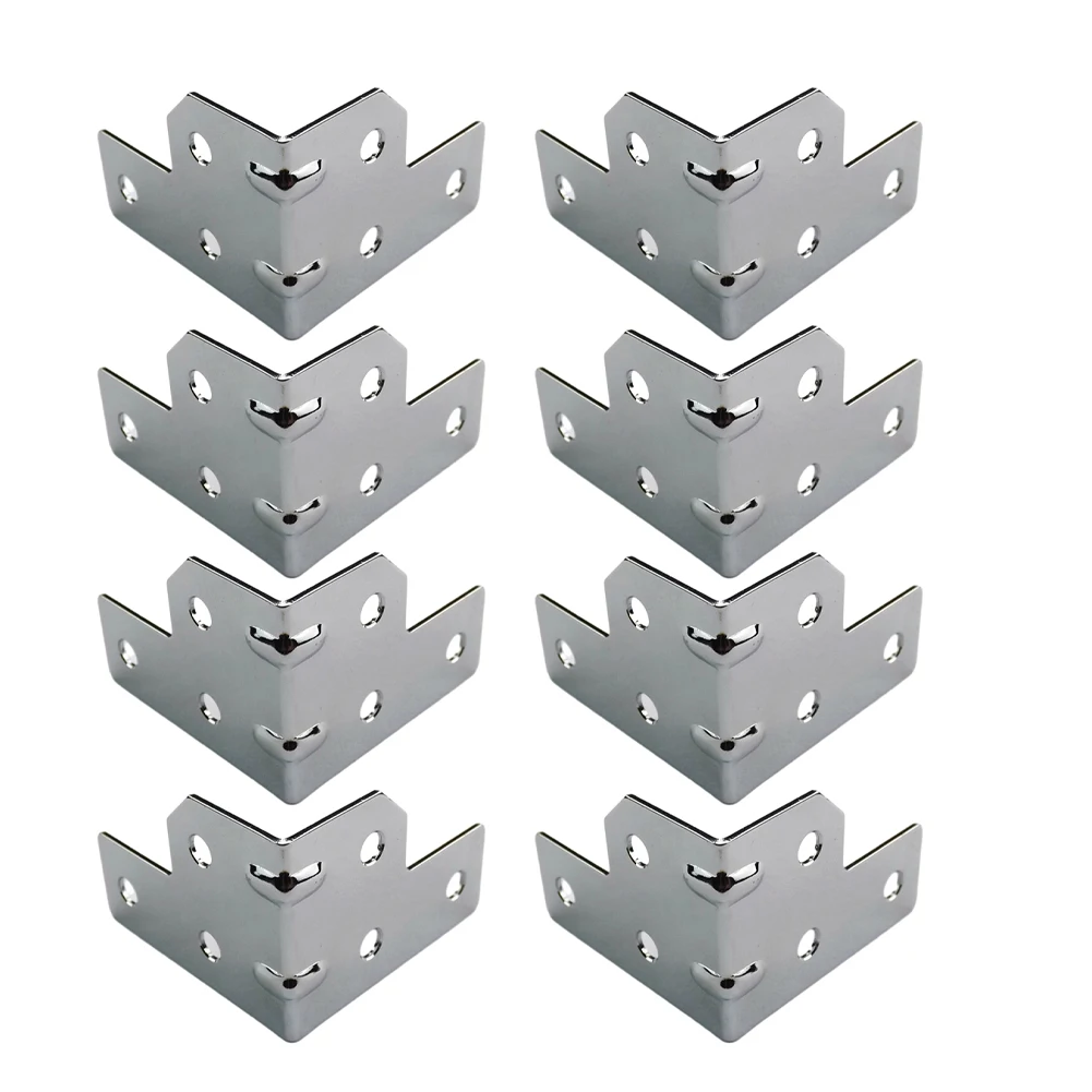 Box Corner Protector Silver Flight Case Corner Reliable Support Corner Protection Enhanced Stability Household Items