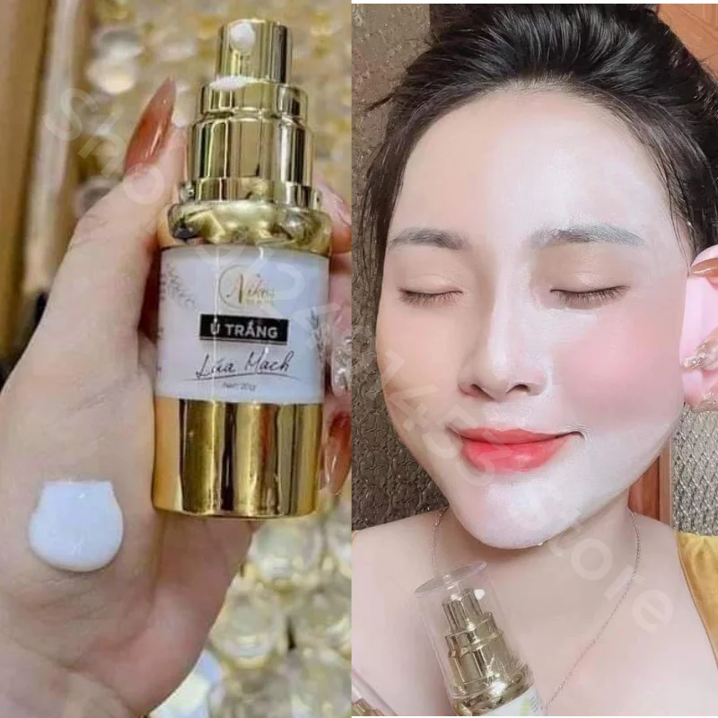 Kem Ủ Trắng Lúa Mạch Nicos Dưỡng Trắng Da, Giữ Ẩm, Giảm Thô Ráp Cho Da Sần Sùi, White and Moisturizing Smooth Skin 20g