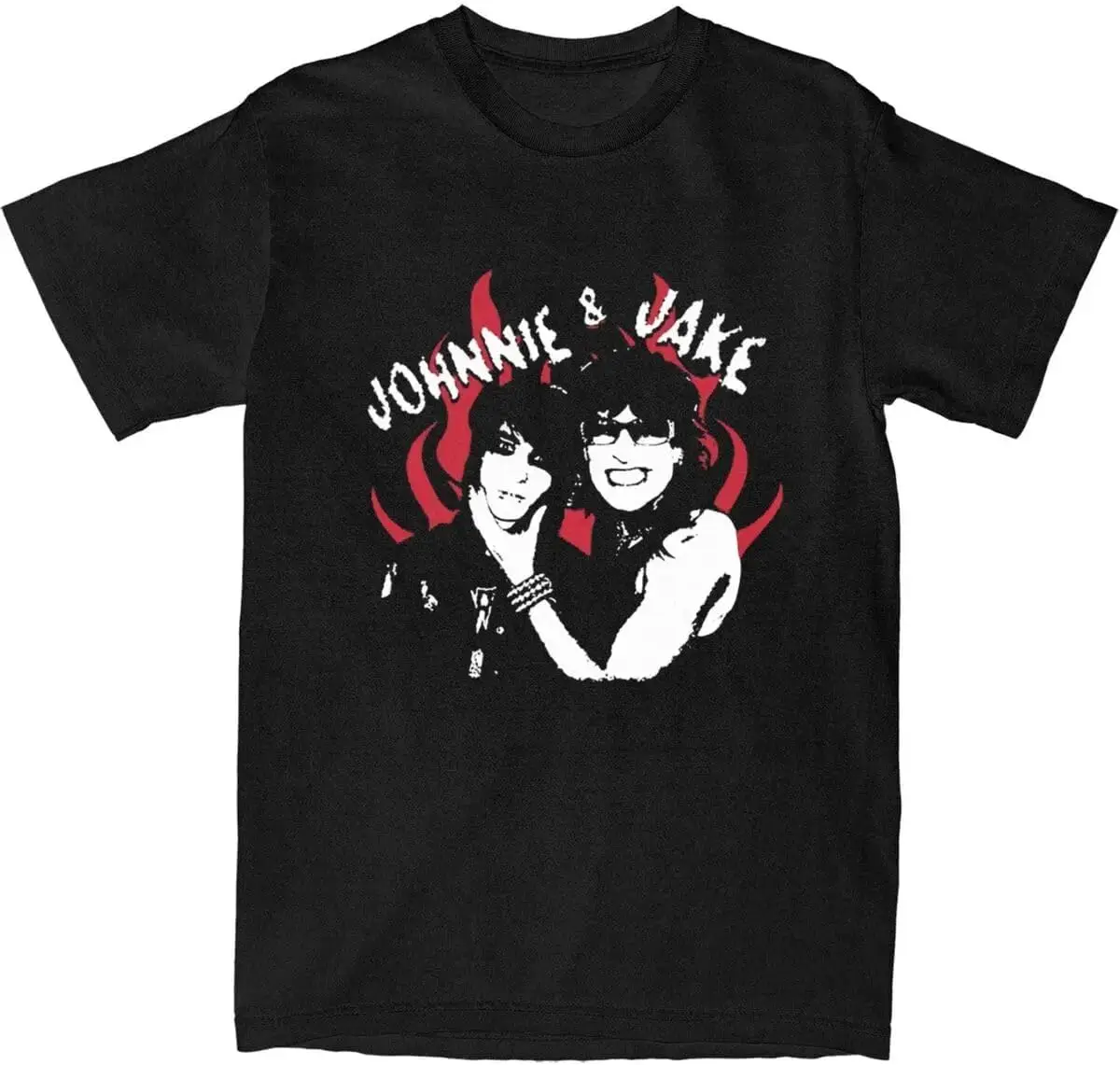 Jake-Webber-Johnnie-Guilbert-for-Men-Women-T-Shirt-Apparel-Leisure-Tees-T-Shirt-100-Cotton, Black