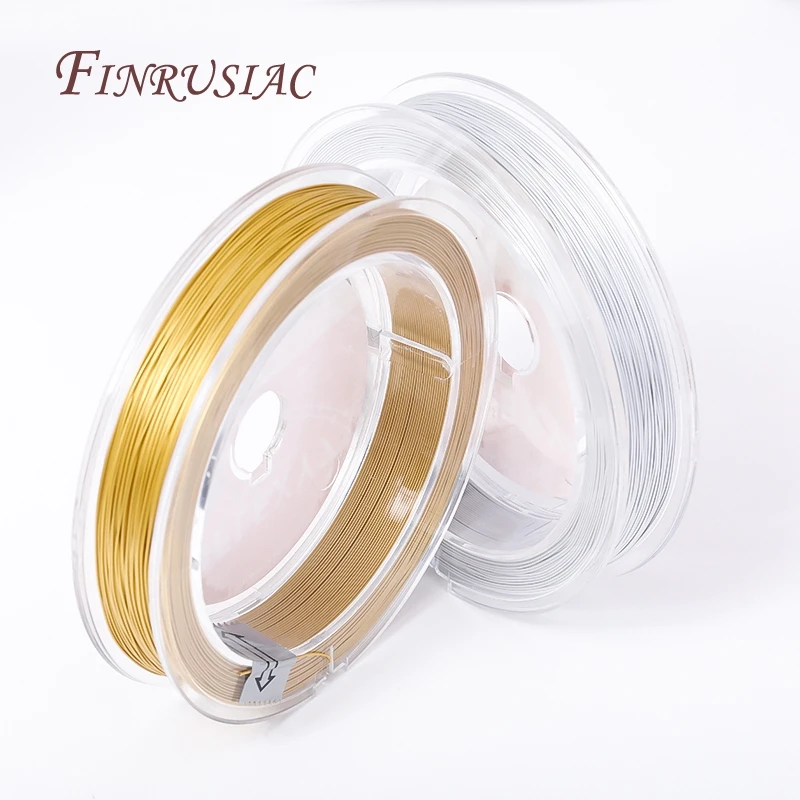 0,4 MM DIY Handgemachte Beständig Starke Weiche Linie Edelstahl Tiger Schwanz Perlen Draht Für Schmuck Machen Zubehör – Detail 17