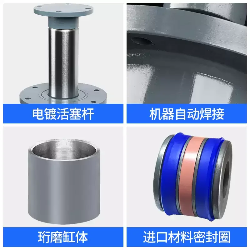 For 1PCS Double Acting Hydraulic Cylinder 10T 20T Telescopic Oil Ram Lifting Jack for Hydraulic Press & Lifting