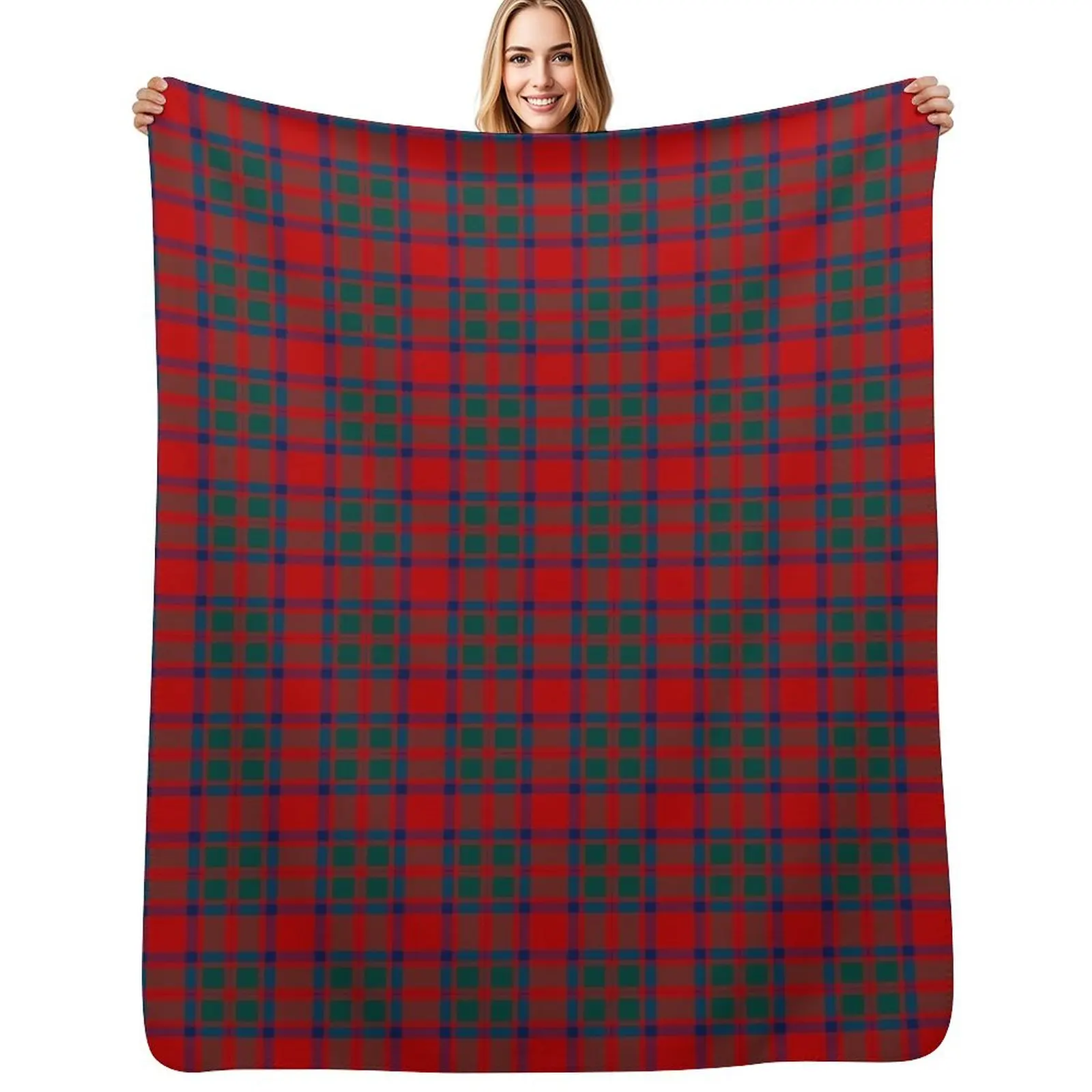 Clan MacKintosh Tartan Throw Blanket Ultra Soft Flannel Fleece Blanket for All Seasons
