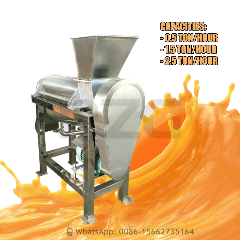 Industrial Ginger Onion Fruit Grape Apple Pineapple Juice Extractor Extracting Machine