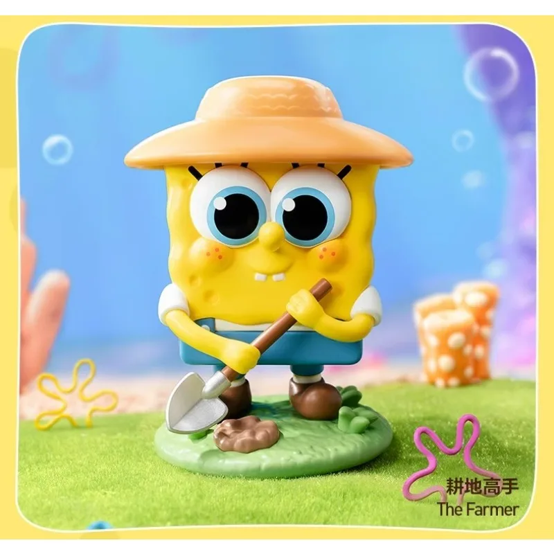 

POPMART SpongeBob SquarePants Friends Series Figurine Blind Box Patrick Star Toy Surprise Birthday Gift in Stock