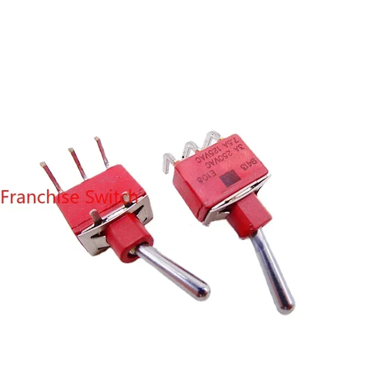 Button Switch E108 Single-side Self-reset Shake Head Swing  Toggle  Pin 3