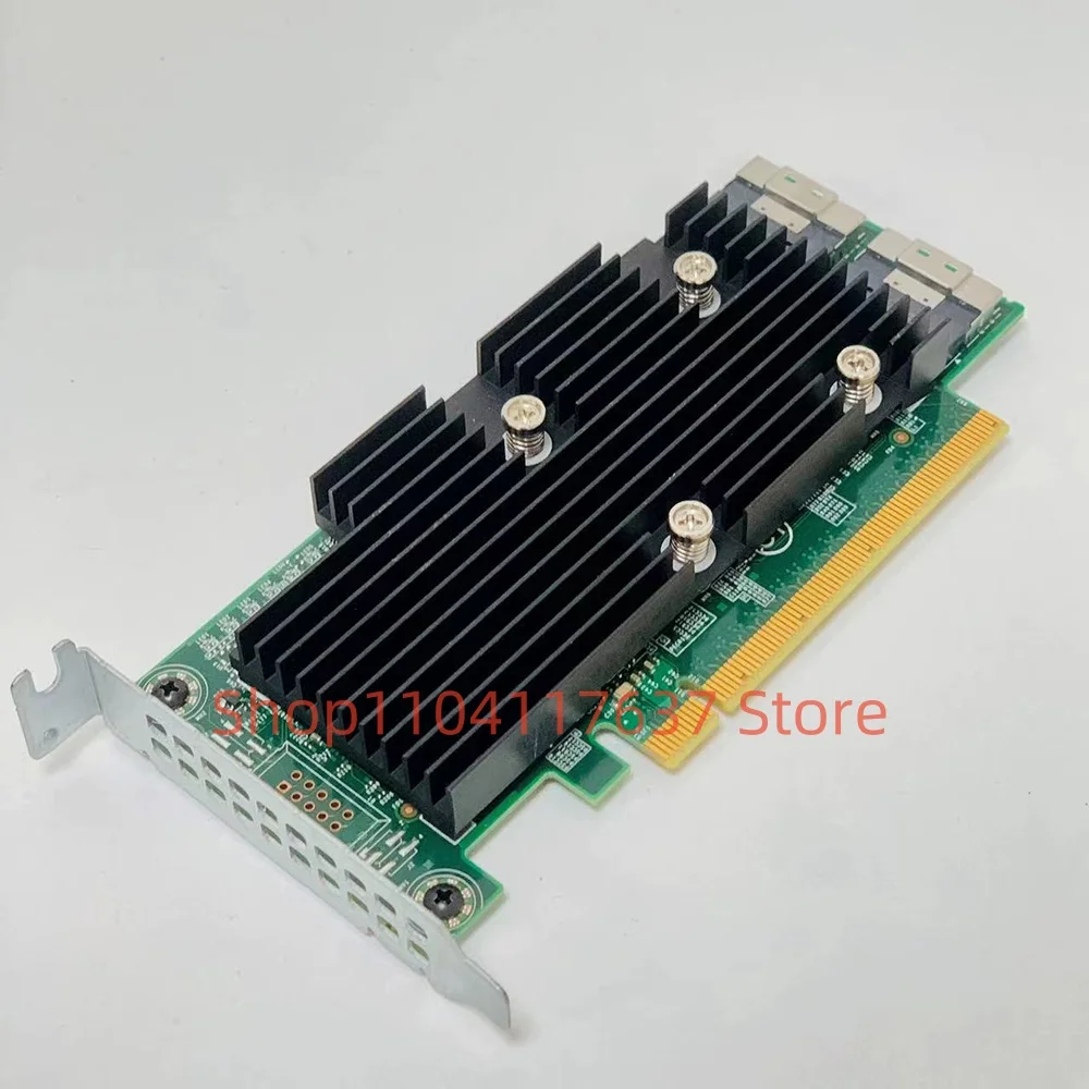 For CDC7W SSD NVMe PCIe 16X U.2 Passthrough Card U. 2 Hard Drives F2R15F3 Card Adapte  C6420 R740 C6420 Server 0CDC7W  Array car image 2
