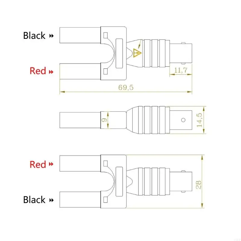 3xuf BNC LINE LINE ADAPTERSICTOCKEN
