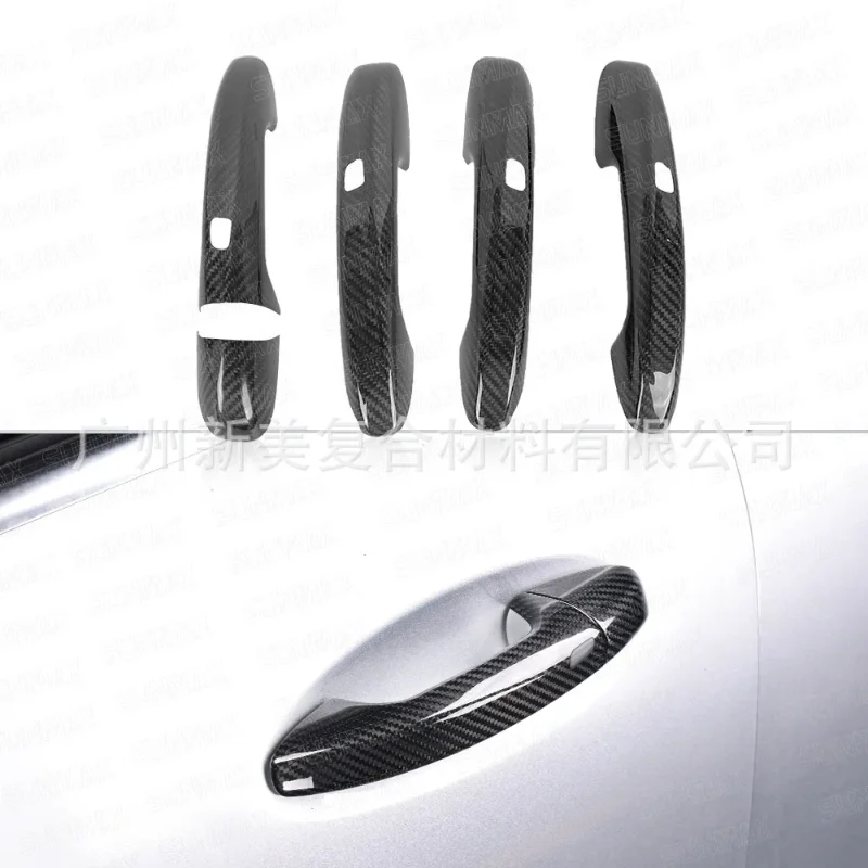 

For Mercedes-Benz A-Class/CLA Real Dry Carbon Fiber Exterior Outer Door Handle Decoration Modification Accessories Body Kit