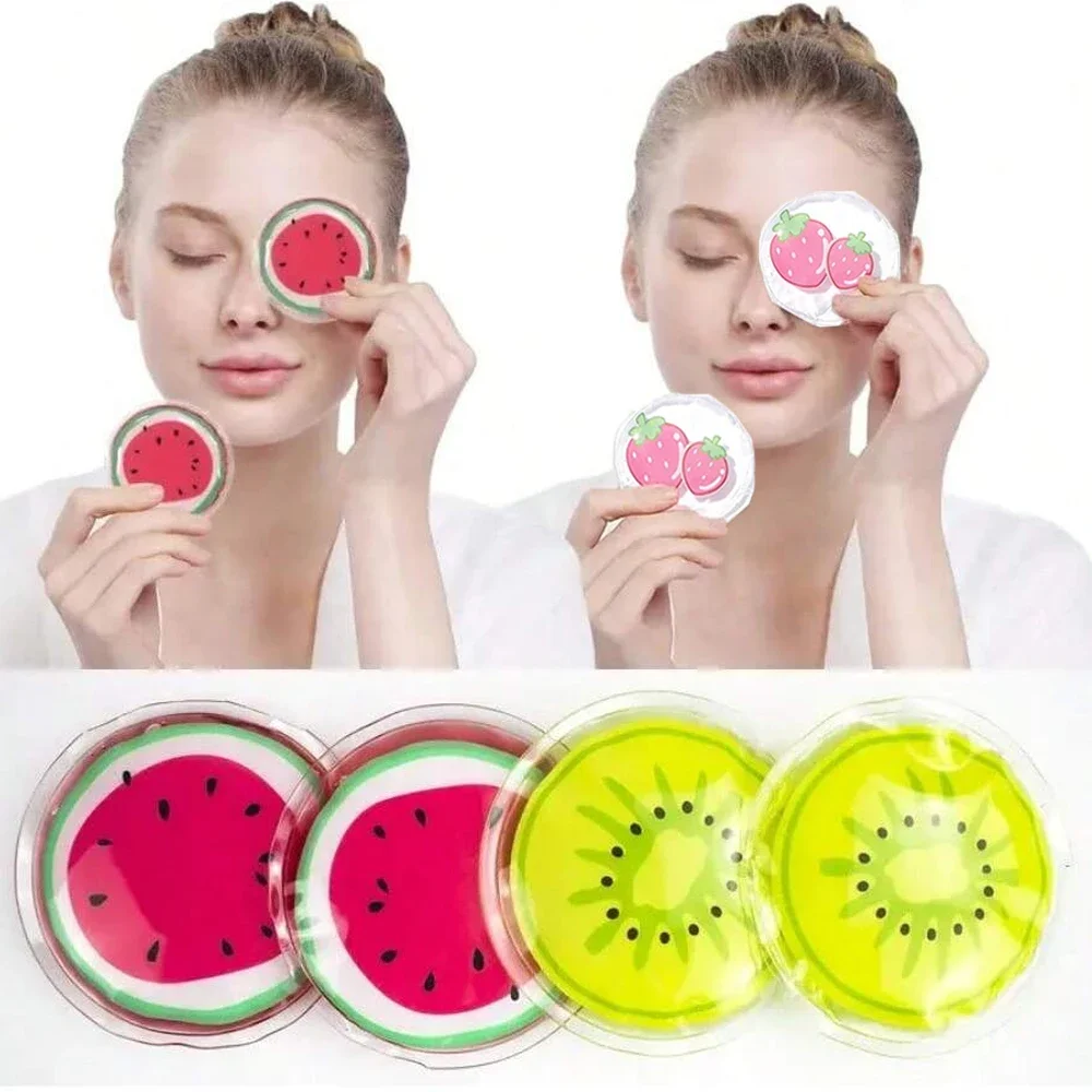 

Gel Ice Pack Reusable Cooling Eye Pads and Under Eye Patches Eye Hot Cold Treatment Pack for Redness Pain Relief and Eye Relax