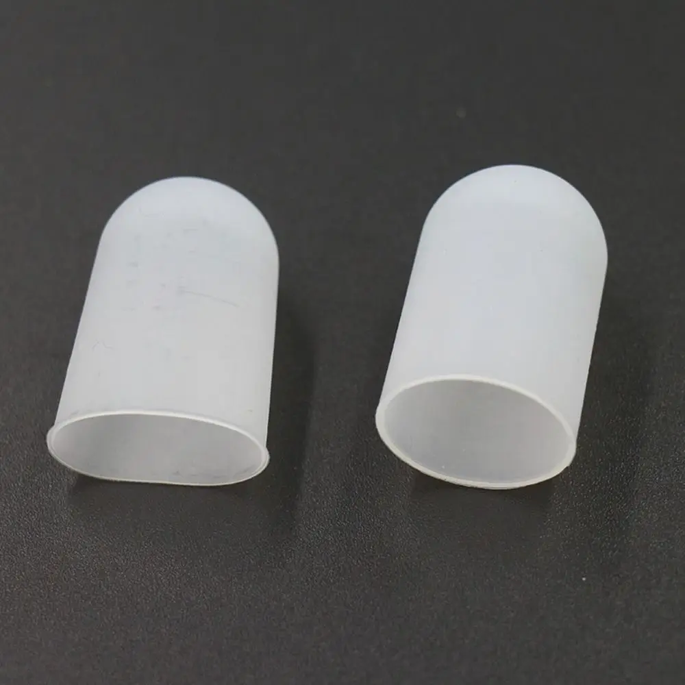 5/10 Pcs High Temperature Resistant Silicone Finger Protector Transparent Heat Insulation Finger Caps Wear-resistant Antistatic