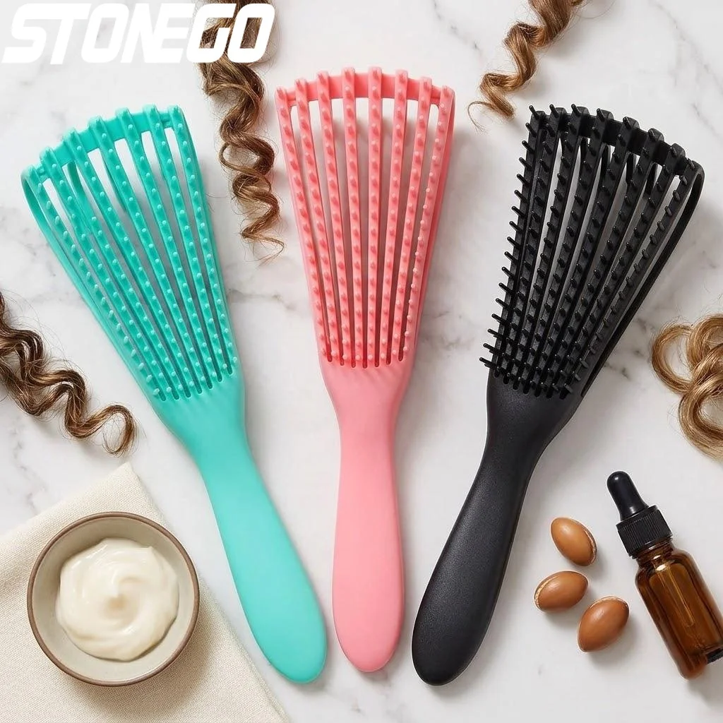 Multifunctional Hair Brush Scalp Massager Curling Brush Styling Tools for Hair Care Salon Accessories Hair Comb Styling