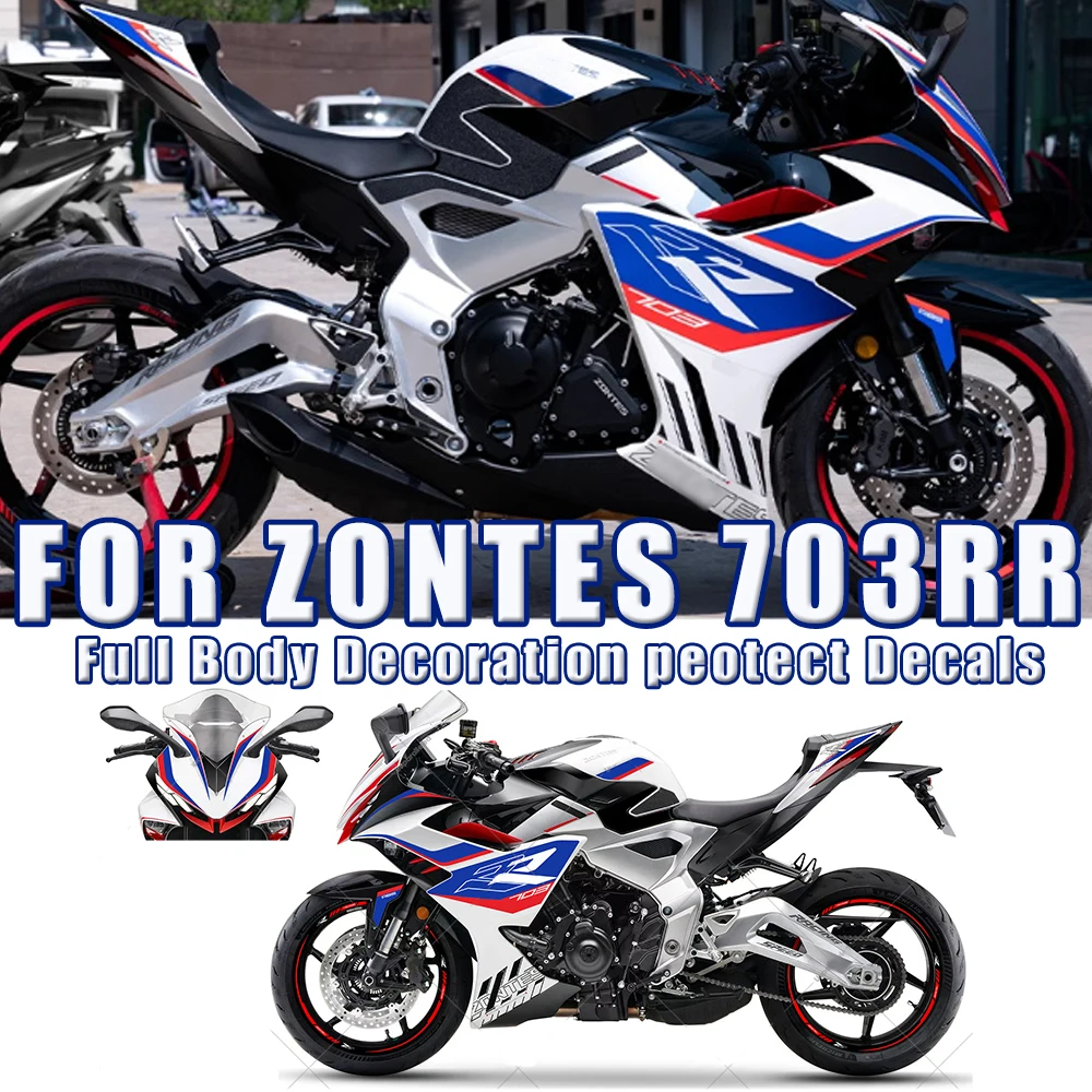 

FOR ZONTES 703RR 703 RR Motorcycle Modification Head Body Print Front Body Sticker Decals Decorative Stickers Accessories