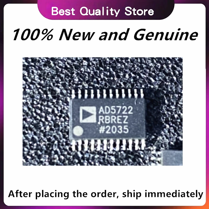Original  2PCS~10PCS/LOT AD5722RBREZ AD5722RBREZ-REEL7  AD5722 TSSOP24 100% New and Genuine