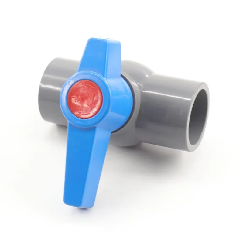 

Inner Diameter 20/25/32/40mm PVC Ball Valve 2 Color Optional Slip Plumbing U-PVC Ball Valve Plastic Repair Connector Pipe Switch