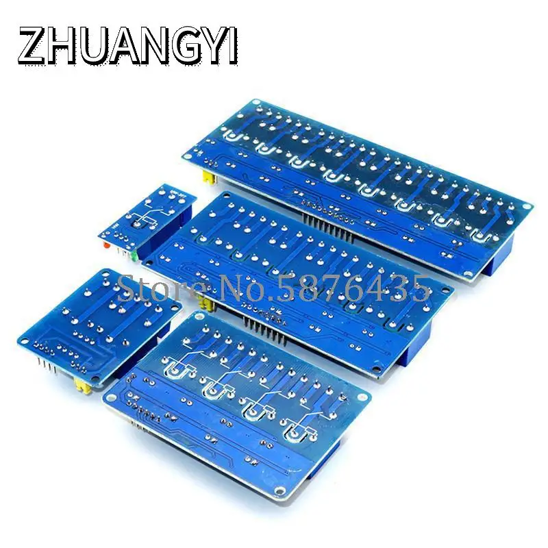 10pcs 5v 12v 1 2 4 6 8 channel relay module with optocoupler Relay Output 1 2 4 6 8 way relay module for arduino