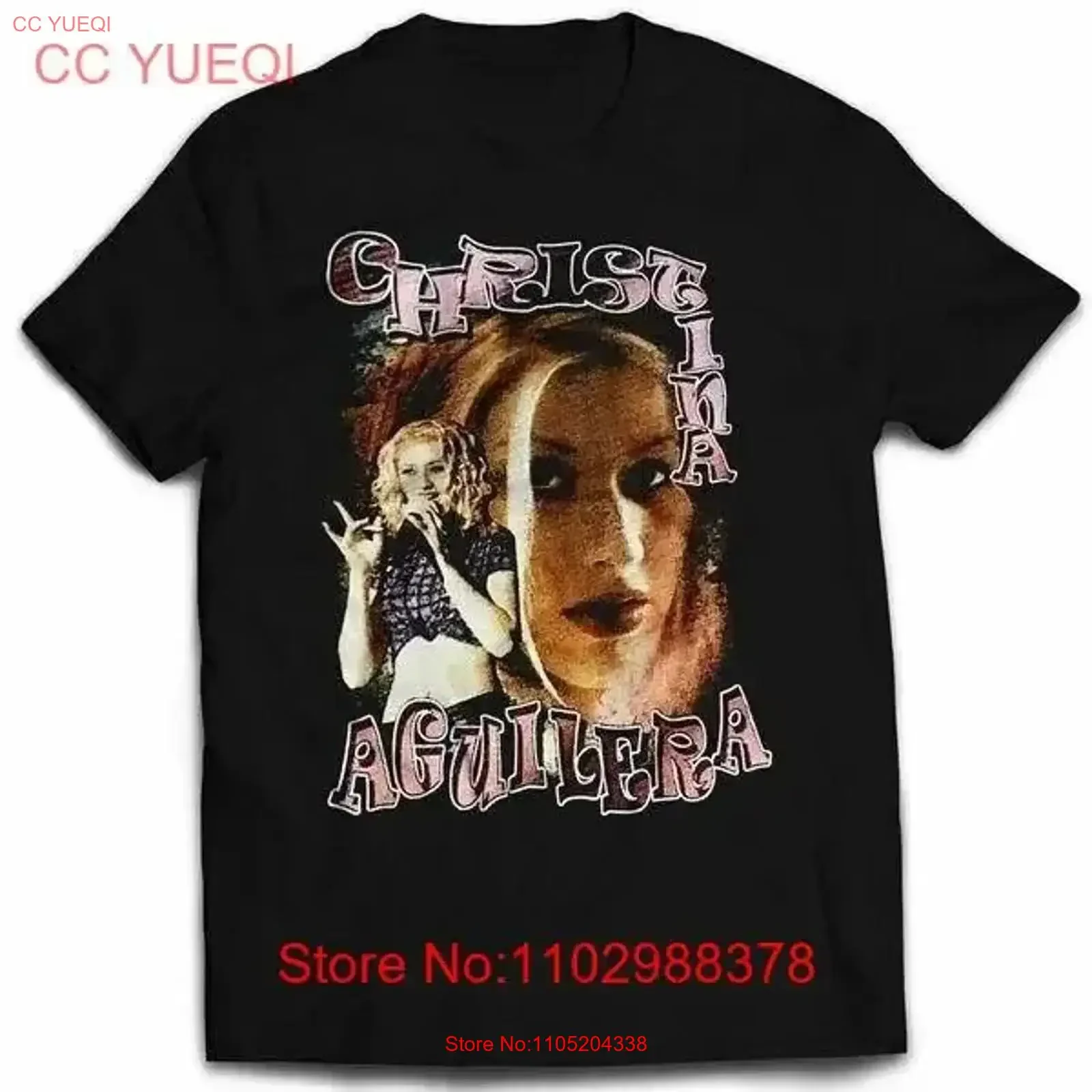 

Стильная футболка Кристины Агилеры женская, все размеры от S до 5XL, винтажная, дышащая, универсальная, повседневная, модная, стильная, мягкая