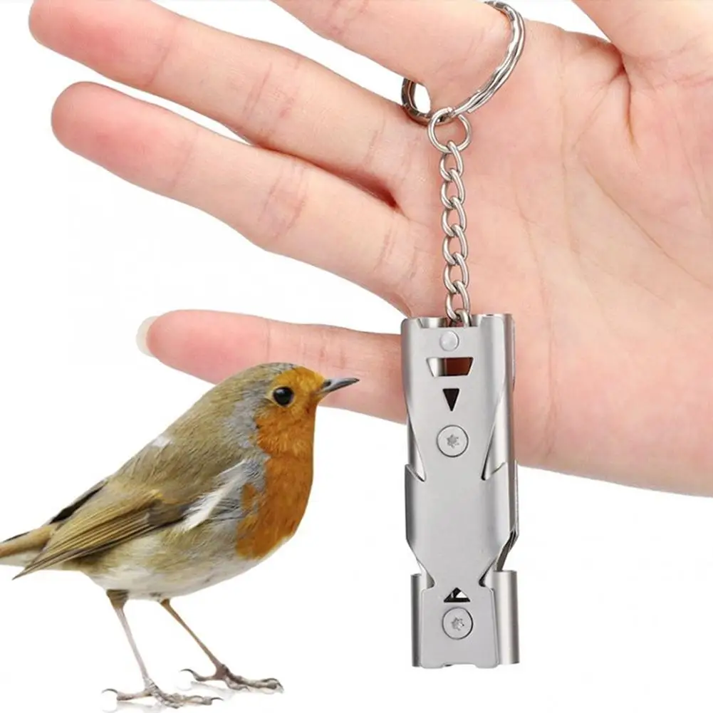 Vogels Ultrasone Training Fluitje Rvs Terugkeer Naar Nest Vogel Training Tool Voor Papegaai Duif Vogelkooi Accessoires