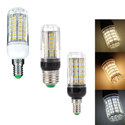 Dimmable 12v 20w Led Corn Light Bulbs 72leds B22 Night E27 Lamp Power Smd5730 Chip 360Beam Angle White Warm Replace E14
