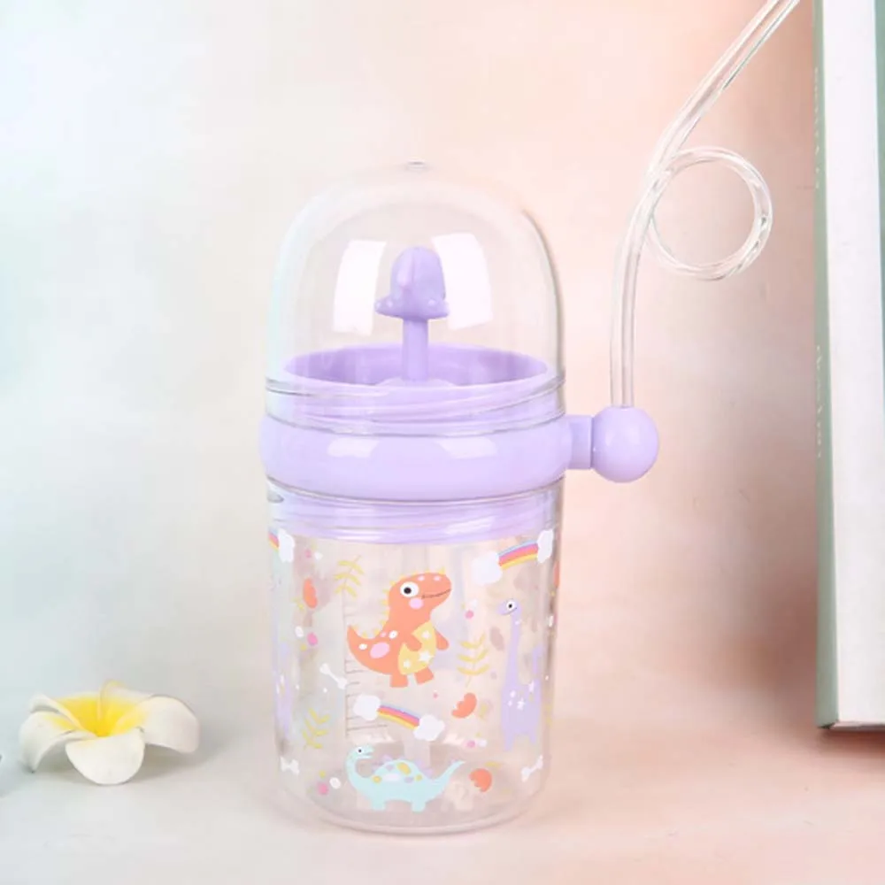 Girls 250ml Cartoon For  Funny Whale Plastic Drinking Cup Feeding Bottles Children Water Cups
