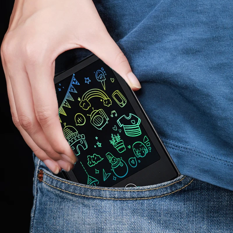 Tablet LCD da 4,5 pollici per scrittura, blocco note digitale portatile, design tascabile leggero, ideale per schizzi creativi, disegni, regalo per l'ufficio