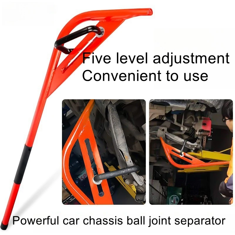 

Powerful car chassis ball head separator chassis separator rod lower swing arm ball head separator pry bar auto insurance tools
