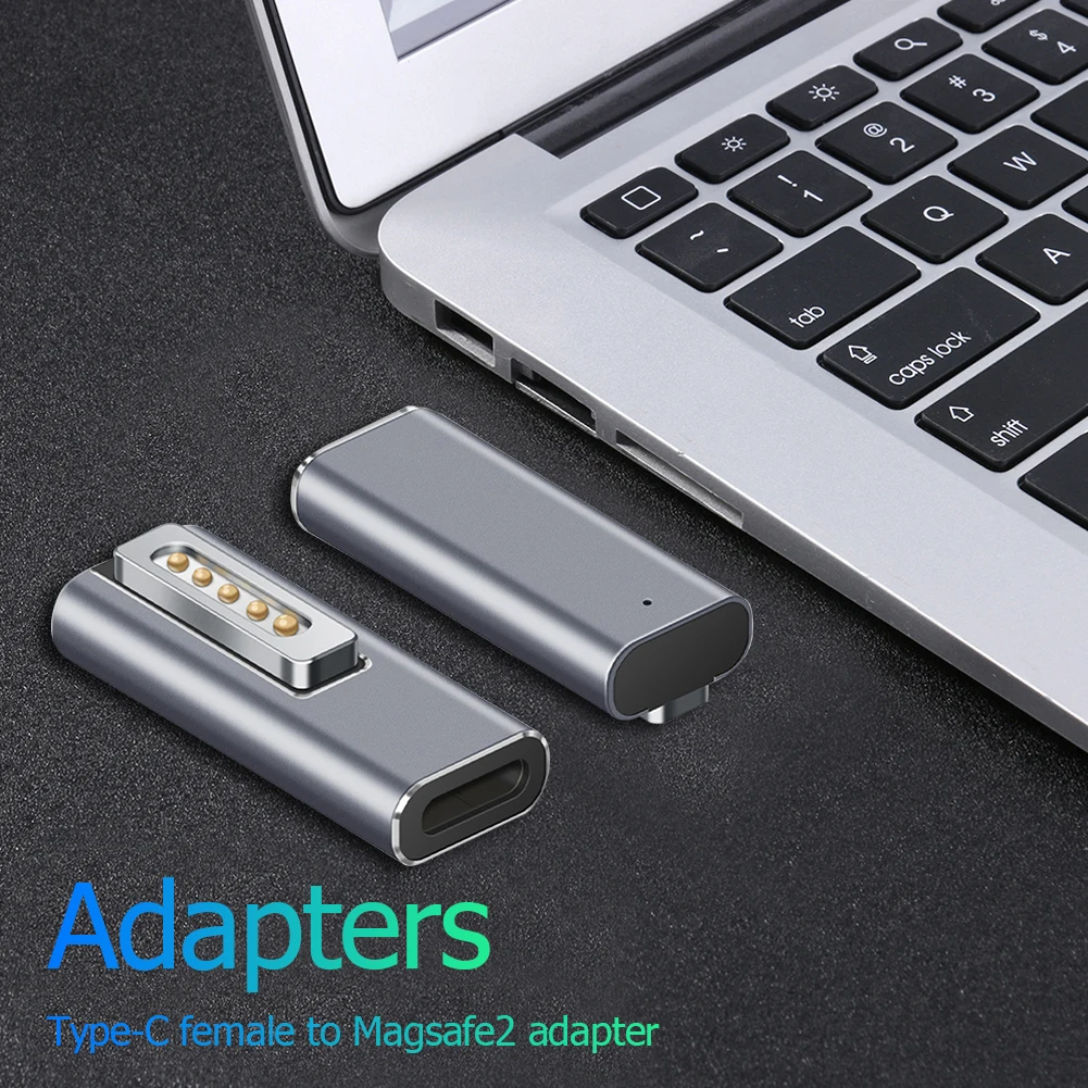 

Type C Magnetic PD Charger Adapter Compatible with Macbook Pro USB C Female Fast Charging 100W Magnetic Plug Converter Connector