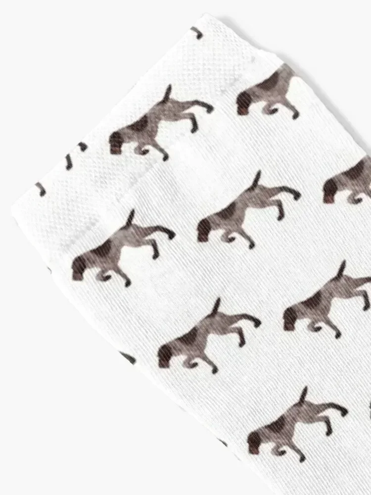 German Wirehaired Pointer Socks floral gifts custom sports short Girl'S Socks Men's