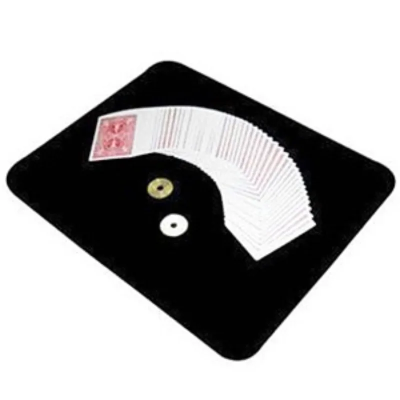 Close Up Mat (Black) 40*30CM Stage Magic Tricks Illusions Gimmicks Coin Poker Card Pad Magia Accessories Magician Magic Props