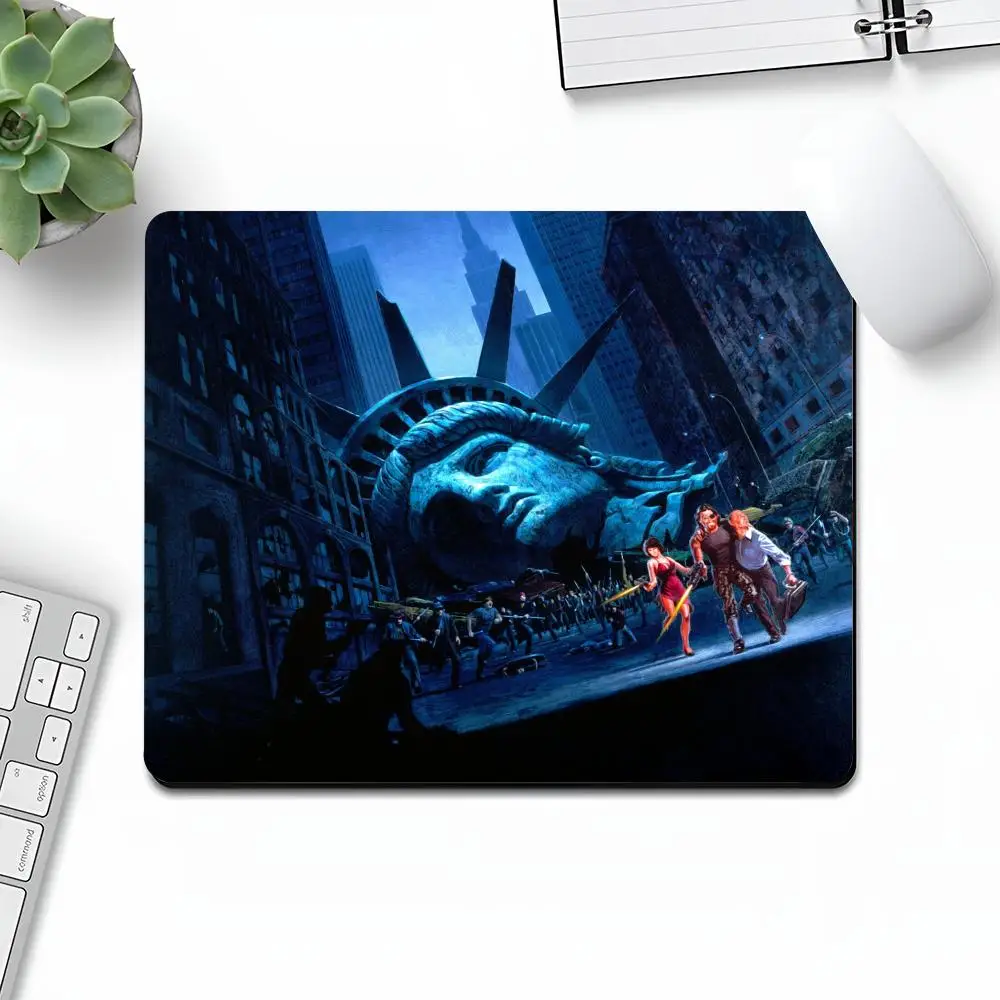 

Escape From New York Mouse Pad Art Gaming Gamer Small Manga Rubber Locking Edge Large Computer MousePad Laptop Desk Pad