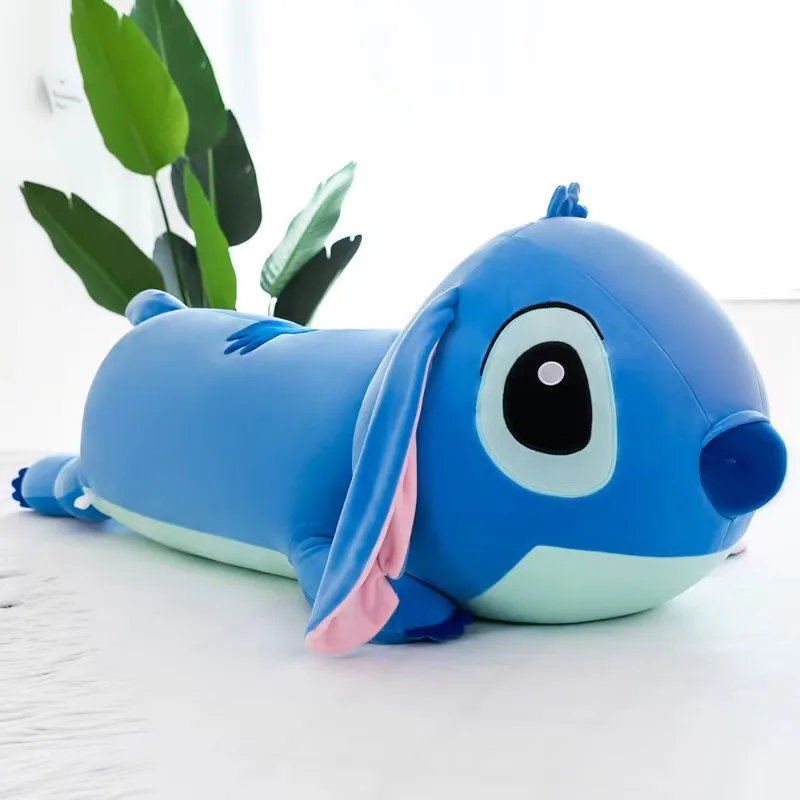 60-120cm Disney Lilo & Stich Puppe Kissen Cartoon Engel niedlichen Plüsch tier Anime ausgestopfte Sammlung Kawaii Kinder Geburtstags geschenk