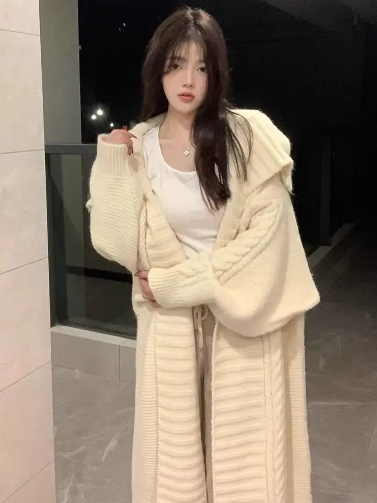 

Свитера Джемперы Кардиганы Женские японские Harajuku Смесь лиоцеллов с зубчатыми краями Укороченная длина Пляжный отдых Милый стиль девушки