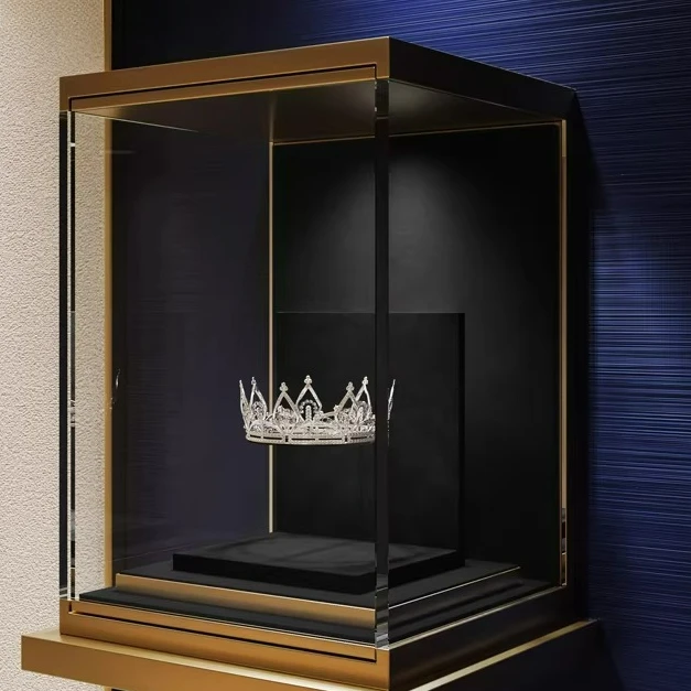 Crown display rack, high-end headwear headband placement rack, jewelry counter window display rack