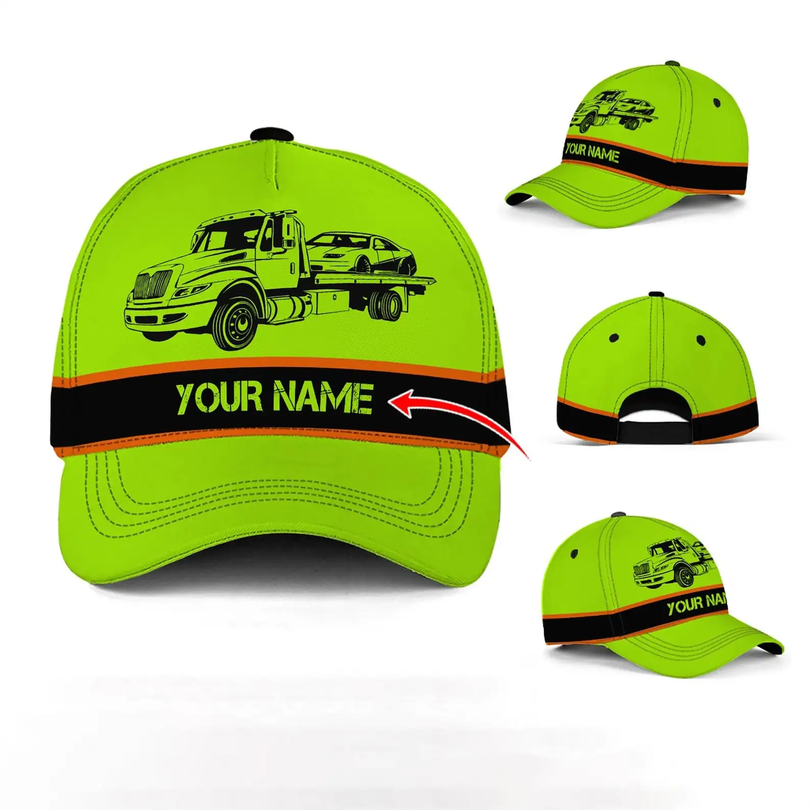 Custom Personalized Tow Truck Design With Custom Name And Color Options, A Perfect Gift For Tow Truck Lovers Or A Unique Collect