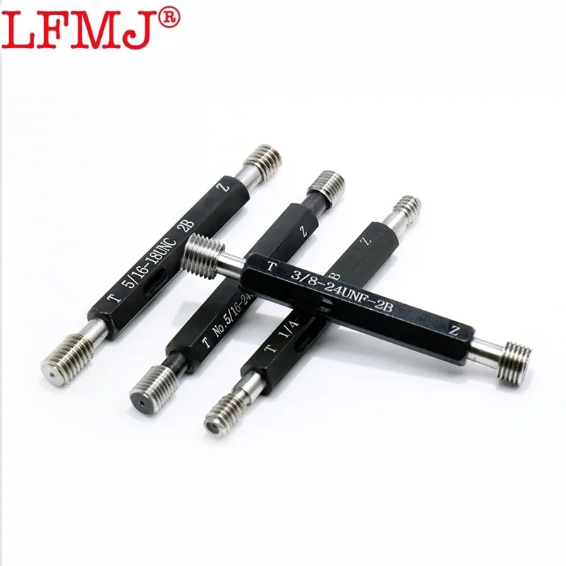 1PCS 2B UNC UNF UNS Steel Mer-cury Gage American Standard Fine Thread Plug Gauge U0-80 1-64 2-56 3-48 4-40 4-48 5-40 6-32 6-40