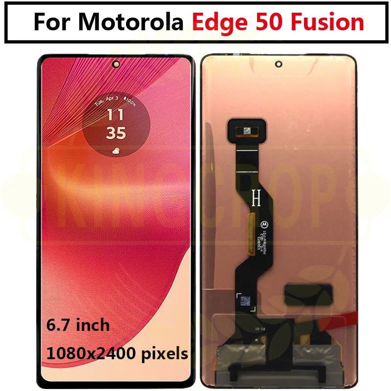 6.7 inch120Hz LCD For Motorola Edge 50 Fusion LCD Display Touch Screen Digitizer For Moto Edge 50 Fusion Display