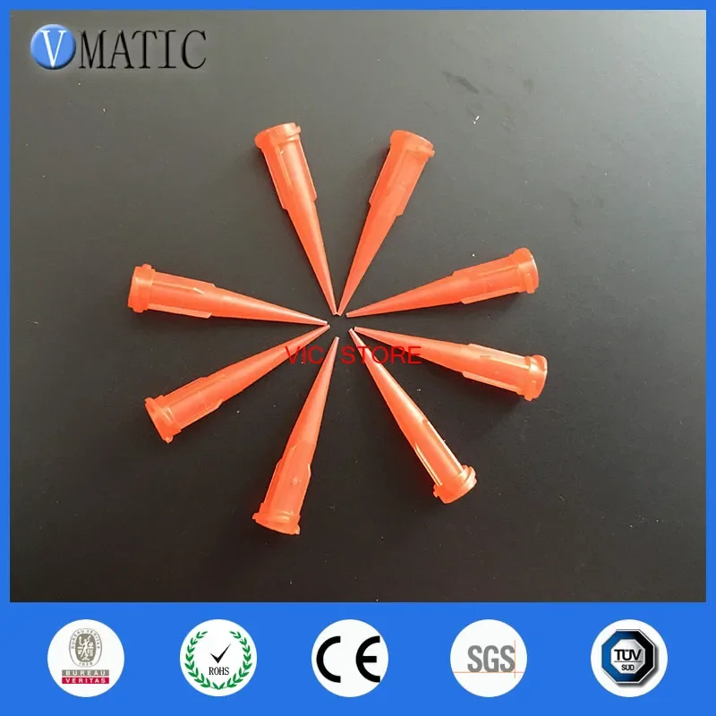 Free Shipping 25G TT Tapered Plastic Dispensing Needles Glue Dispenser Needle Tip