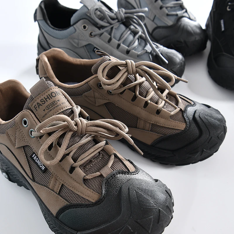 

Men's Low-Top Shoes Versatile Casual Outdoor Wear-Resistant Spring Autumn Fashionable Sports Leisure Shoes Rubber Sole