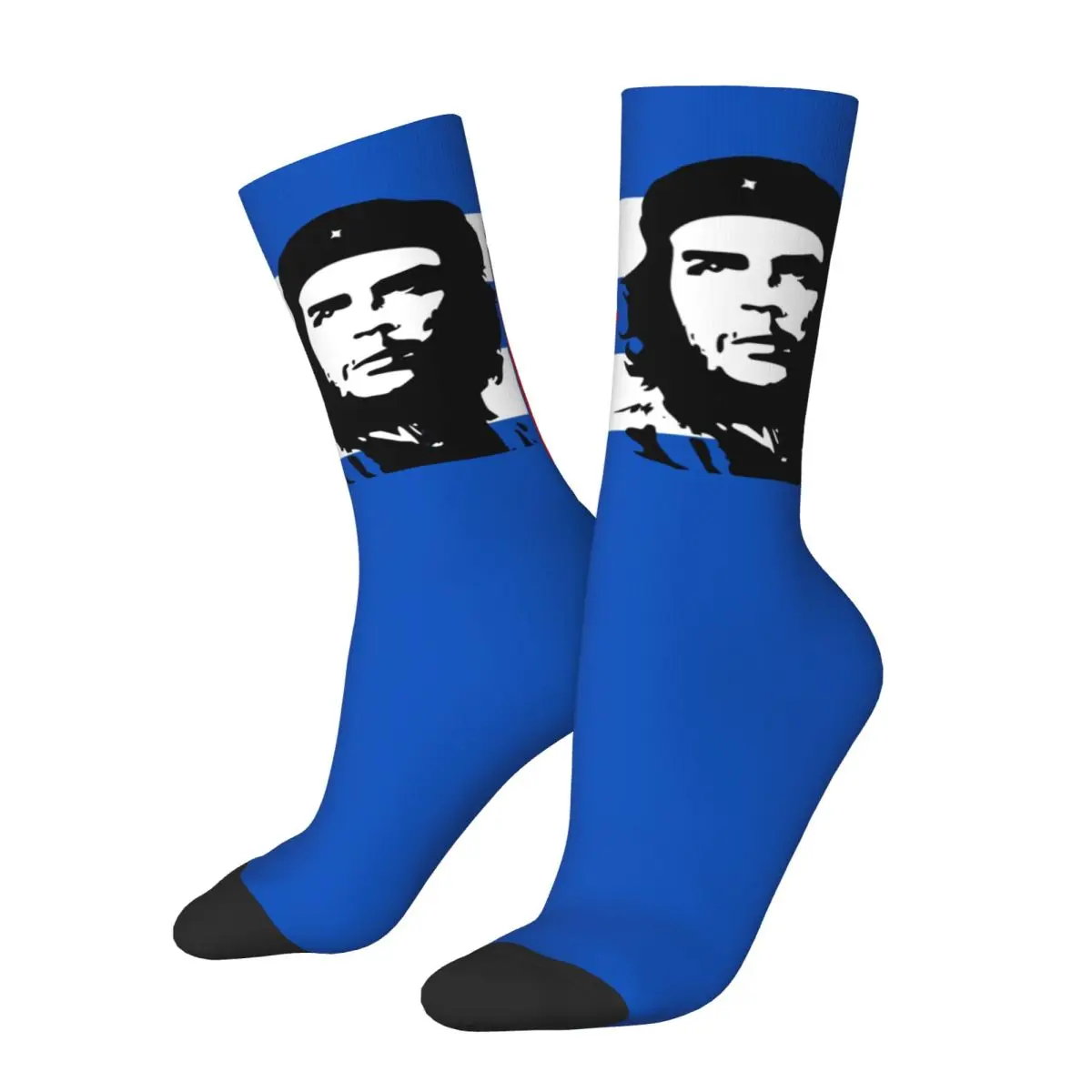 Che Guevara Socks Cuba Flag Trendy Stockings Spring Anti Slip Men's Socks High Quality Design Climbing Socks