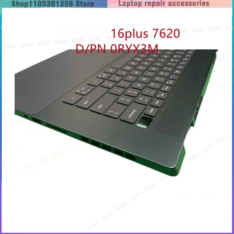 New Palmrest Upper Case US Intl Backlit KB TP For Dell Inspiron 16Plus 7620 7625