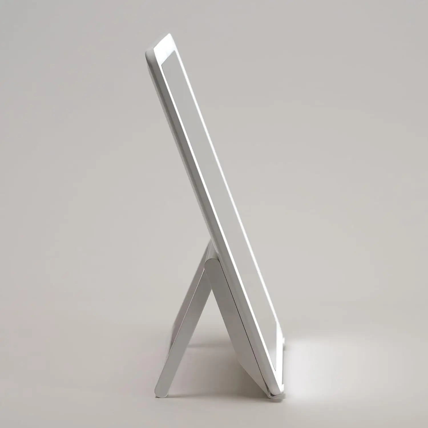 Portable Makeup Mirror With Adjustable Stand, Dimmable Led Lighting, 3 Color Modes, And Touch Control – Perfect For Travel,