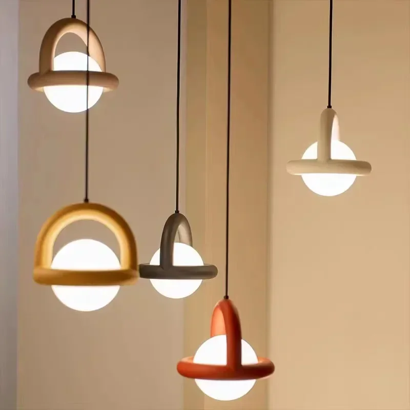 Balloon Pendant light Nordic Jupiter Ball Lamp Bedroom Bedside Balconybar Cafe Small chandelie Art Designer Chandelier