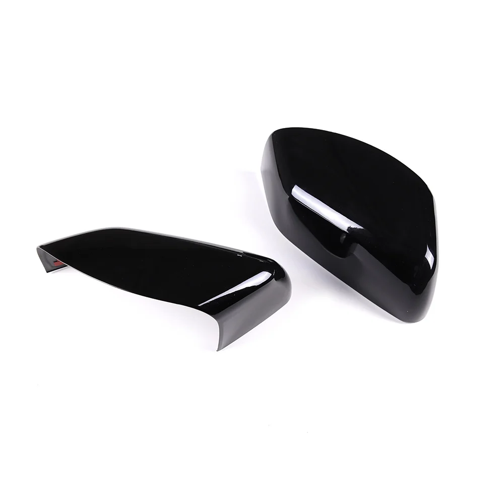 Car Side Mirror Cover Casing Rear View Mirror Protection Shell for Land Rover Freelander 2 LR2 2007-12(Black)